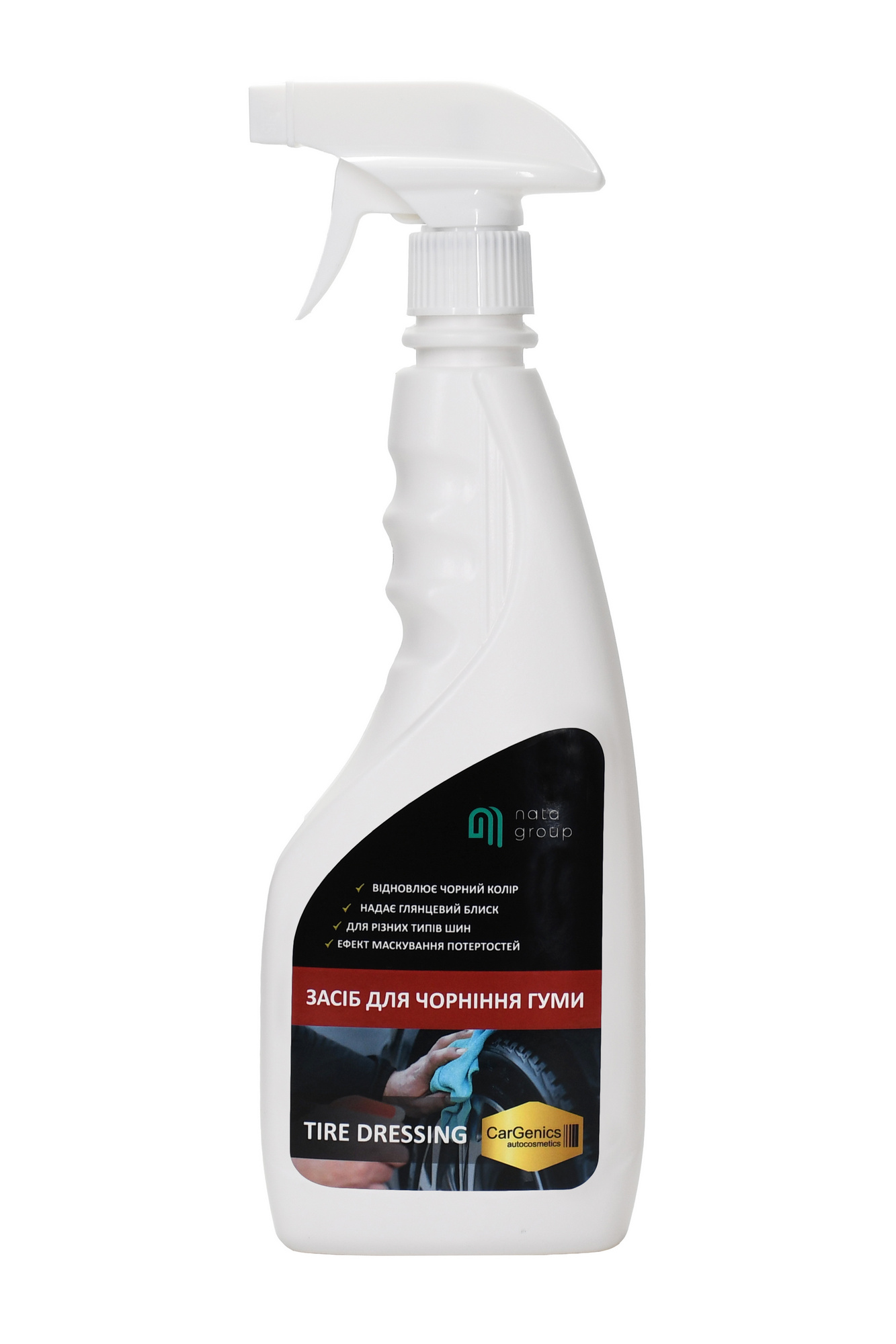„NATA-Car Tire Cleaner & Rubber Darkener”, 500 ml